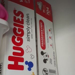 Huggies Simply Clean Fragrance Free Wipes
